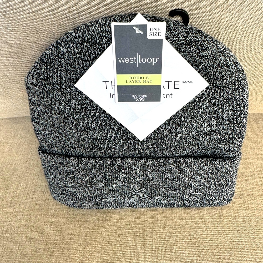 West Loop, 3M Thinsulate, Grey/Black Heather, Hat